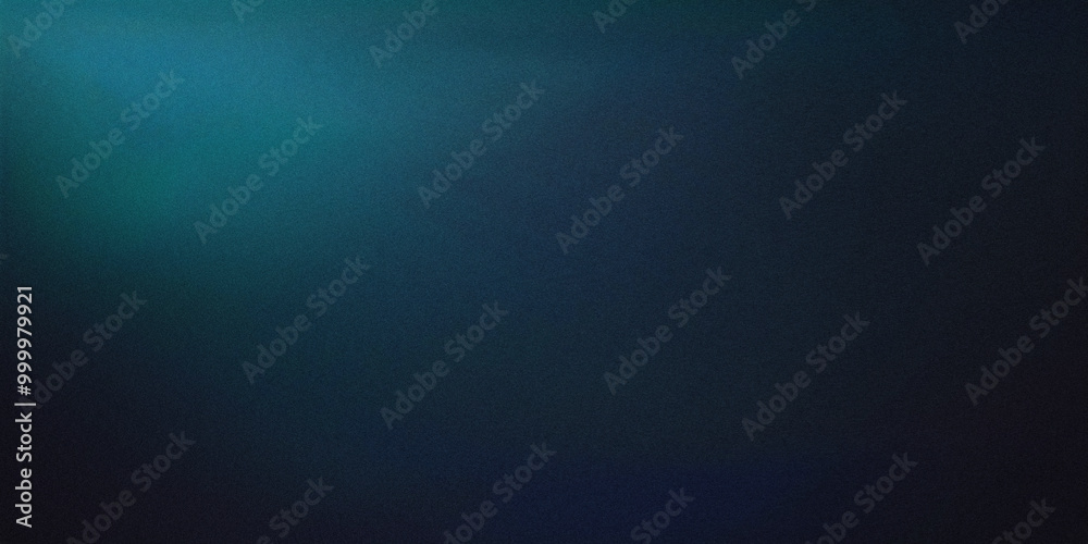 Obraz premium Dark Blue Smooth Gradient Background With Grainy Texture