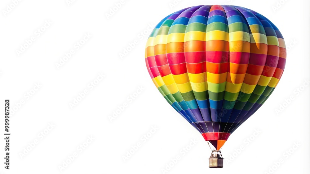 Fototapeta premium Hot air balloon flying in the sky