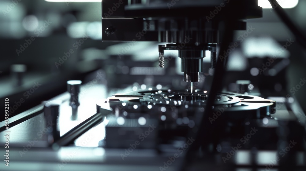 Close-up of sophisticated machinery components working in a synchronized manner, illuminated by warm industrial lights, revealing the meticulousness of modern manufacturing. Close-up of sophisticated machinery components working in a synchronized manner, illuminated by warm industrial lights, revealing the meticulousness of modern manufacturing.