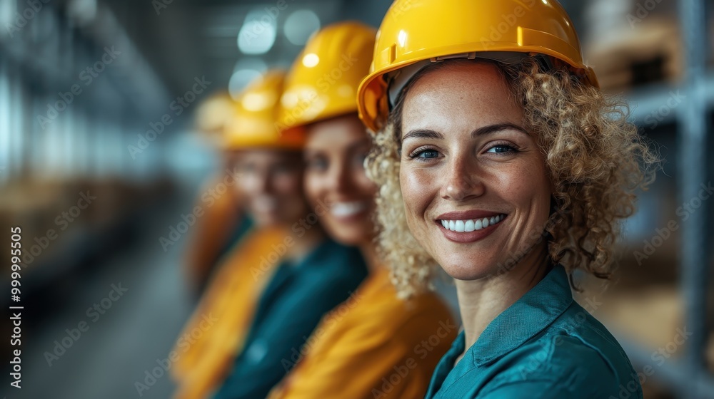 This image illustrates a group of workers wearing safety gear in an industrial setting, emphasizing teamwork and collaboration in a focused and organized environment. This image illustrates a group of workers wearing safety gear in an industrial setting, emphasizing teamwork and collaboration in a focused and organized environment.