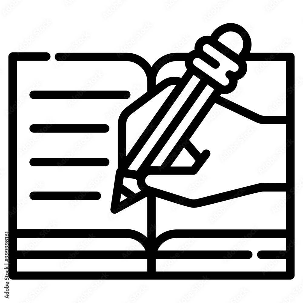 handwriting. vector single icon with a dashed line style. suitable for any purpose. for example: website design, mobile app design, logo, etc. handwriting. vector single icon with a dashed line style. suitable for any purpose. for example: website design, mobile app design, logo, etc.