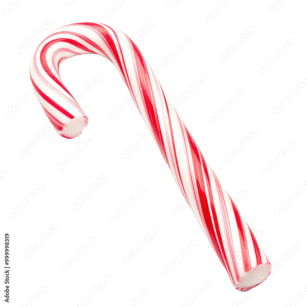 Fototapeta premium Candy Cane on Transparent Background