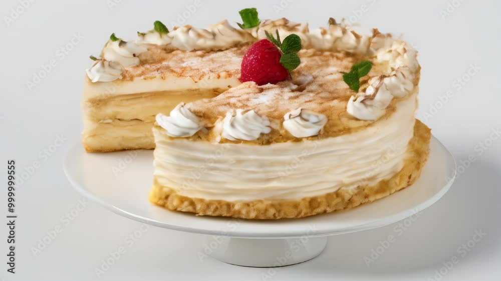 Deliciously decadent dessert ready to be savored Deliciously decadent dessert ready to be savored