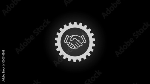 Handshake award icon