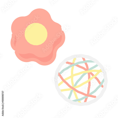 生麩　イラスト