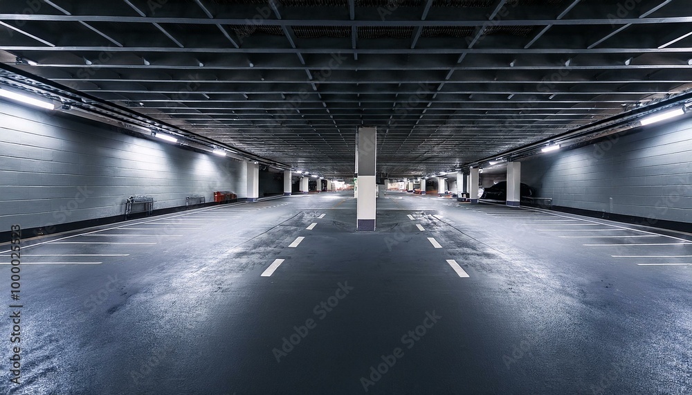 Empty parking lot. The interior of an underground garage with a lot of space for cars. Against the background of dark concrete walls. Cement urban premises in the basement of a shopping center
Empty parking lot. The interior of an underground garage with a lot of space for cars. Against the background of dark concrete walls. Cement urban premises in the basement of a shopping center