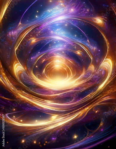 A glowing ethereal texture of a mystical portal