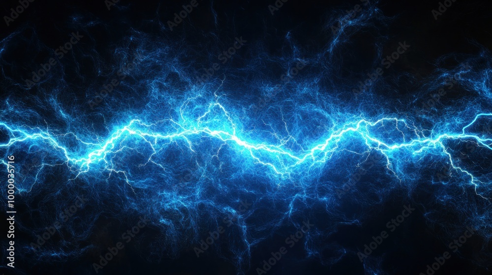 A striking blue lightning bolt against a dark background, showcasing energy and power. A striking blue lightning bolt against a dark background, showcasing energy and power.