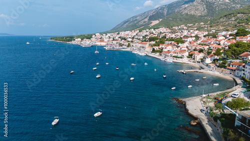 Exploring the serene coastal beauty of Brac Island in Croatia on a sunny day