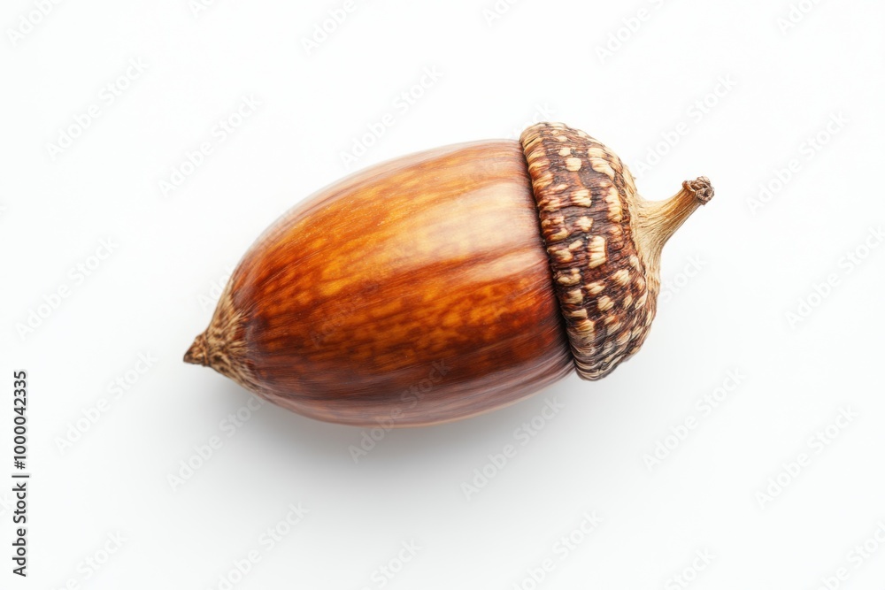 Classic Acorn Specimen on White Background Classic Acorn Specimen on White Background