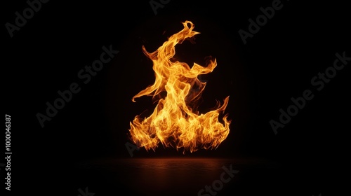 The Dancing Flames in Darkness