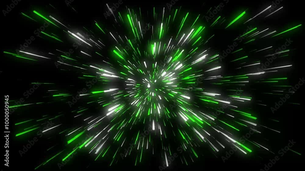 Abstract Warp Speed Line Animation Background. Abstract Warp Speed Line Animation Background.