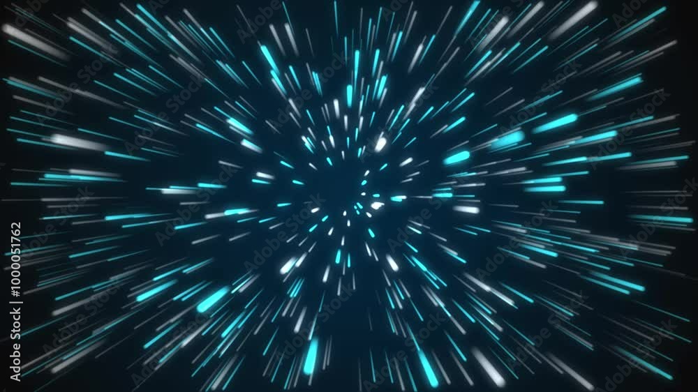 Abstract Warp Speed Line Animation Background. Abstract Warp Speed Line Animation Background.