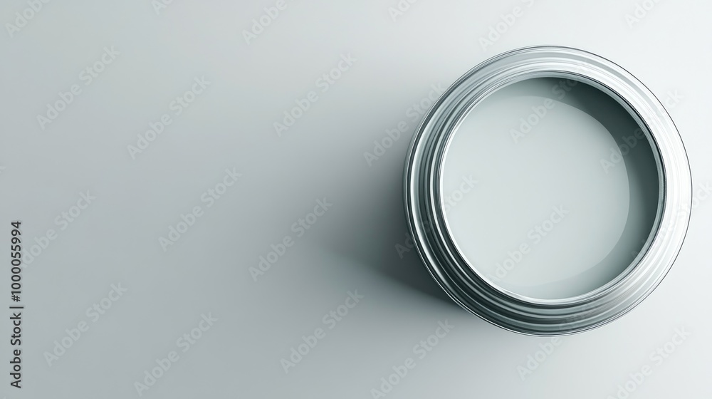open paint tin from above, on transparency background PNG open paint tin from above, on transparency background PNG