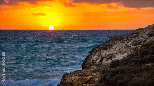 Sonnenaufgang an der Cala Romantica Mallorca