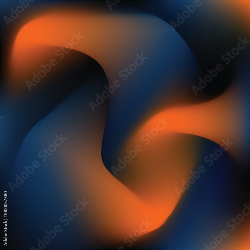 abstract colorful background. orange blue navy black dark space halloween color gradiant illustration. orange blue navy black color gradiant background

