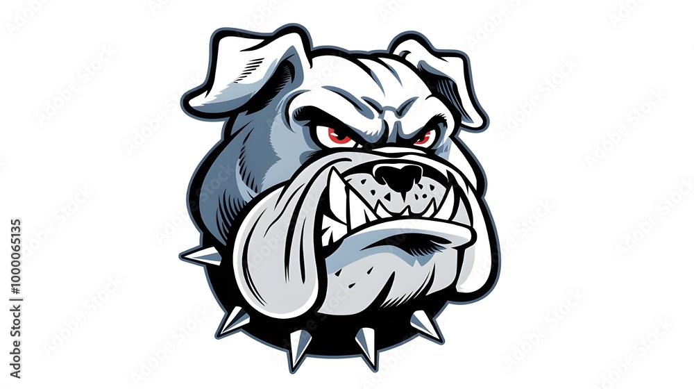 custom made wallpaper toronto digitalAggressive Bulldog Mascot Illustration  Cartoon Dog  Animal Logo Design
