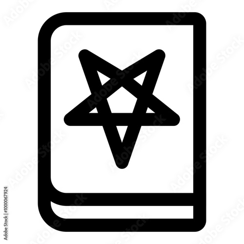 Satanic Book Icon