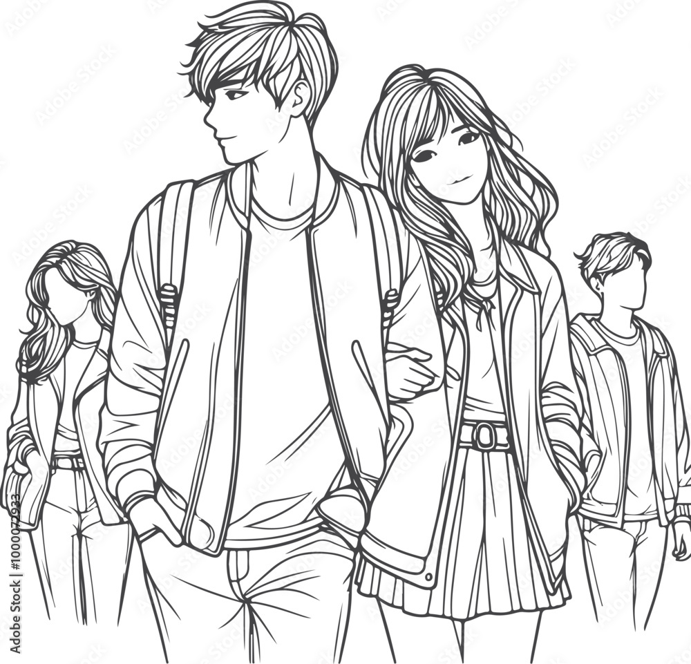 line art wedding husband wife, Mordan, kissing and romantic couple vector design. line art wedding husband wife, Mordan, kissing and romantic couple vector design.