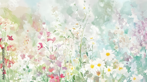 Spring Blooms in a Gentle Breeze