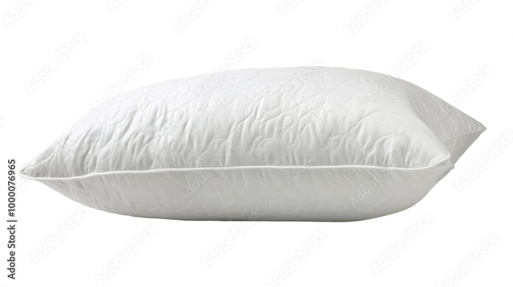 White Quilted Pillow. White Quilted Pillow.