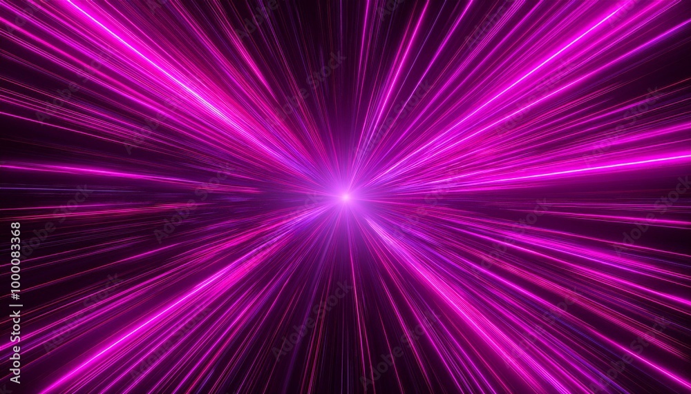 The effect of a laser burst of energy in space. Movement of pink cosmic flare. The effect of a laser burst of energy in space. Movement of pink cosmic flare.