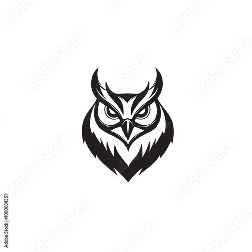 owl logo vector template