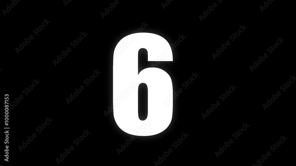 Pixel number 6 with alpha channel, numerology, number six Pixel number 6 with alpha channel, numerology, number six