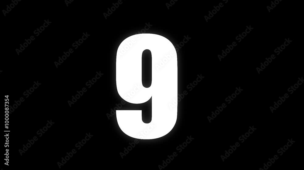 Pixel number 9 with alpha channel, numerology, number nine Pixel number 9 with alpha channel, numerology, number nine