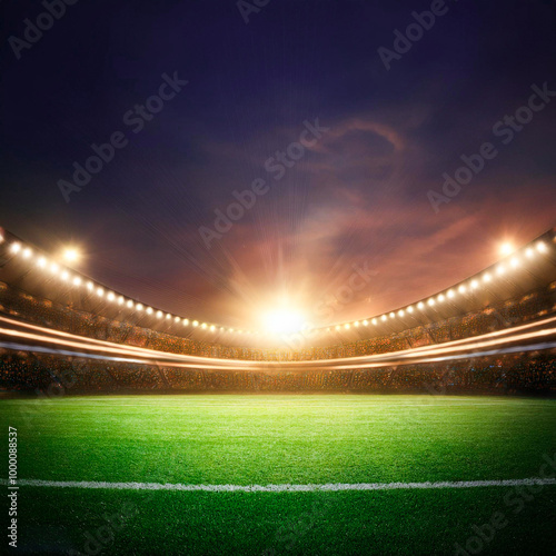 Stadium Background I Sports Green Stadium 
