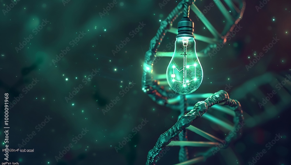 Science background image with DNA molecule research concept. 3d rendering toned image Science background image with DNA molecule research concept. 3d rendering toned image