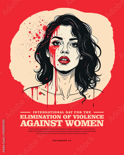 Stop violence against women social media post banner template, Elimination of Violence Against Women