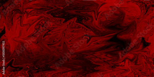Abstract red background vintage grunge texture & dark wall background texture. Blood splash space on wall, red horror wall. Old vintage distressed red paper texture. Concrete crack, scratches wall tex