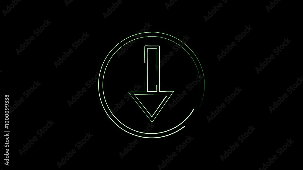 Down Arrow Saber Effect Video: A Powerful Neon Animation for Futuristic Visuals Down Arrow Saber Effect Video: A Powerful Neon Animation for Futuristic Visuals