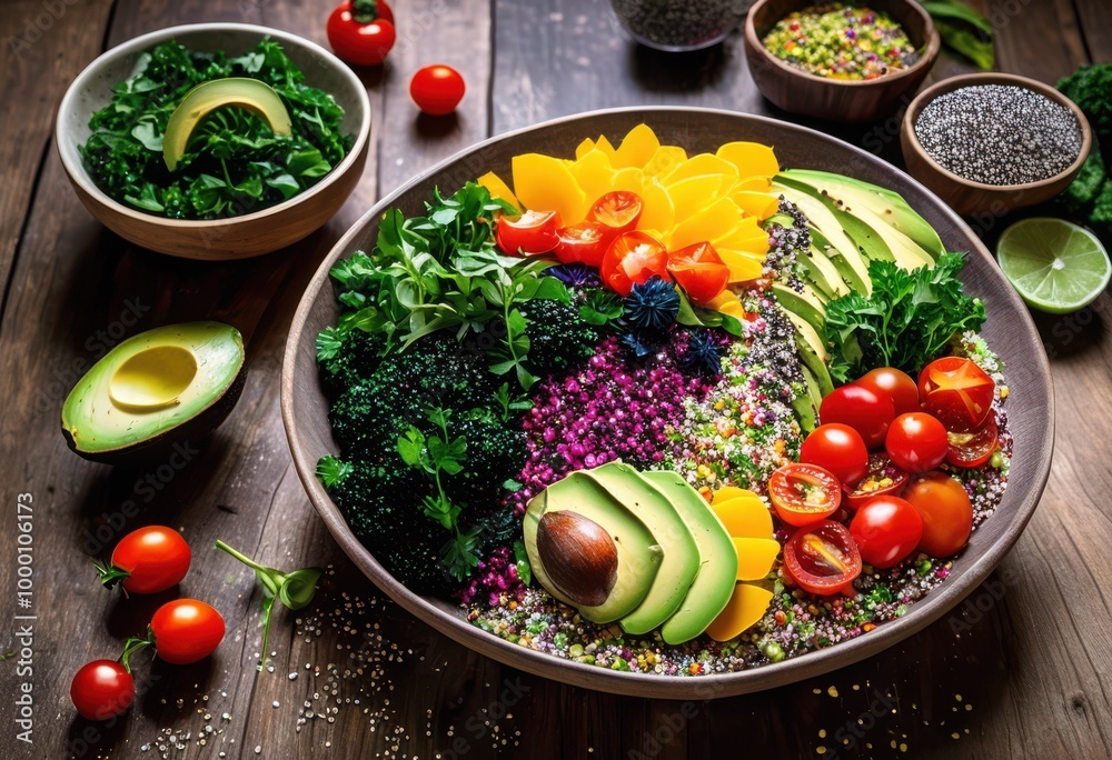 colorful radiant plant based dishes perfect capturing attention social media platforms, appetizers, arrangement, bowl, botanical, cuisine, delectable colorful radiant plant based dishes perfect capturing attention social media platforms, appetizers, arrangement, bowl, botanical, cuisine, delectable