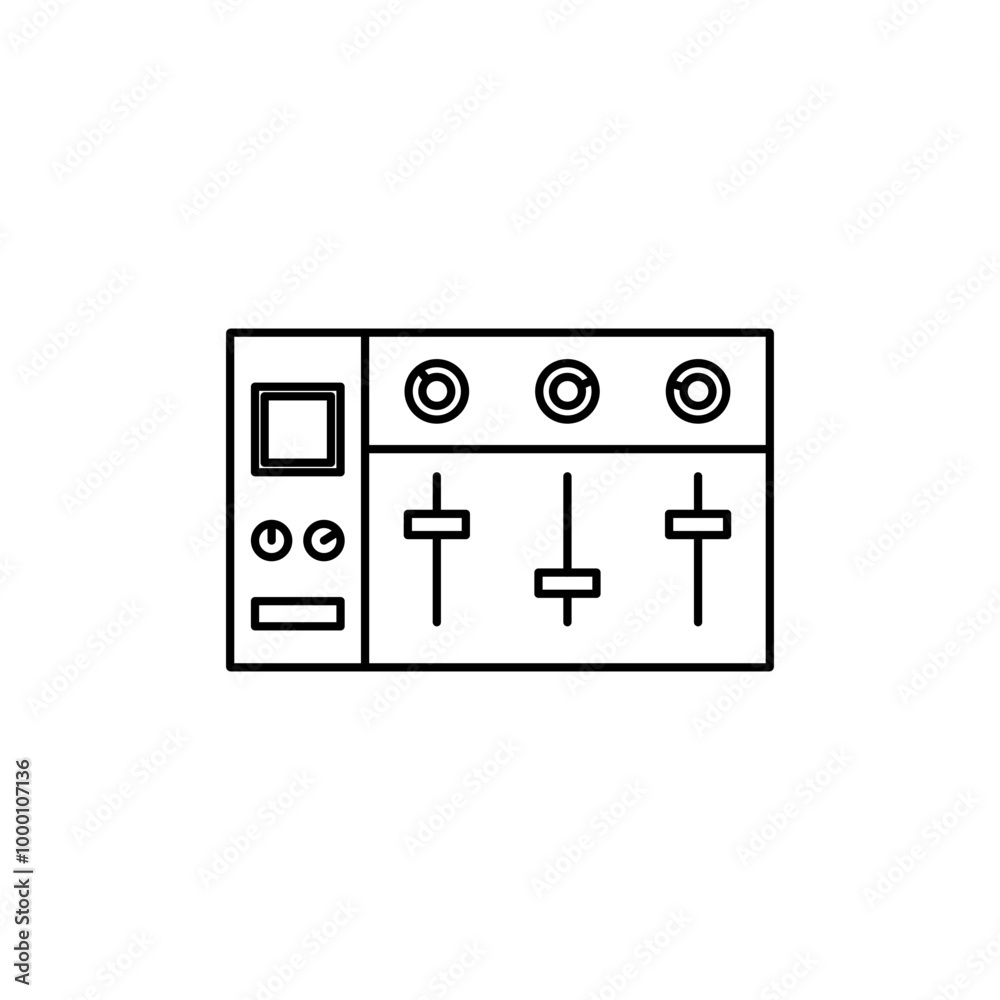 Icon Record mixer, audio mixer, live mixer Icon Record mixer, audio mixer, live mixer