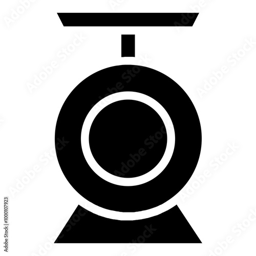 Food Scale Simple Solid Icon