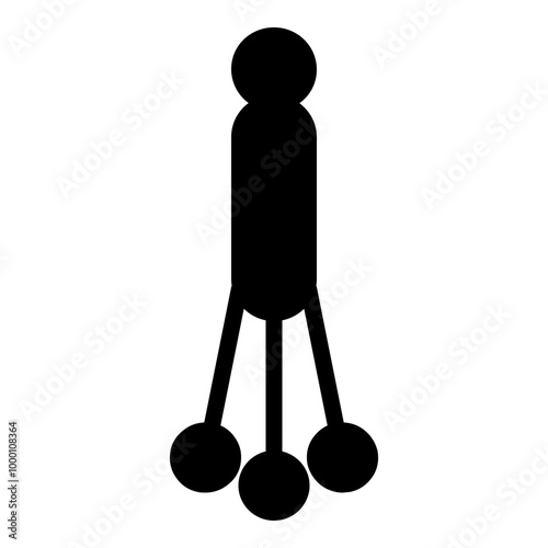 Manual Mixer Simple Solid Icon