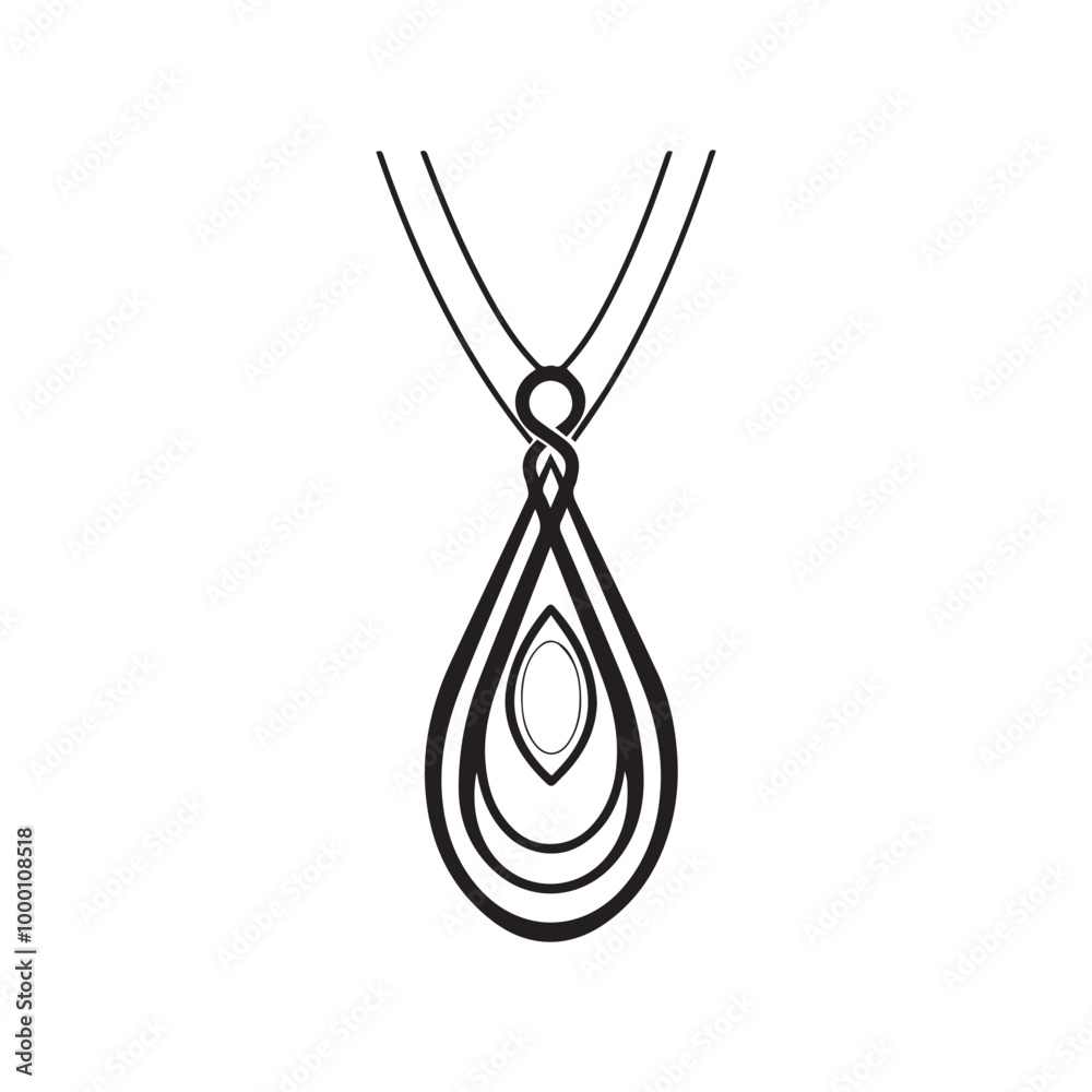 necklace black icon female style jewelry fashion design. necklace black icon female style jewelry fashion design.