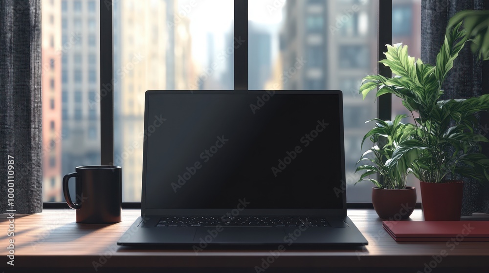 The Modern Desk with Laptop The Modern Desk with Laptop
