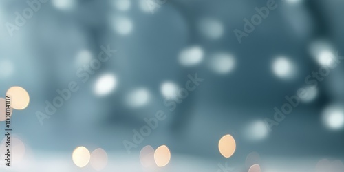 abstract, light blue background with bright bokeh lights. a place for creative text