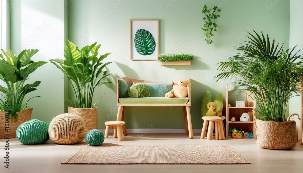 toy room with green plants toy room with green plants