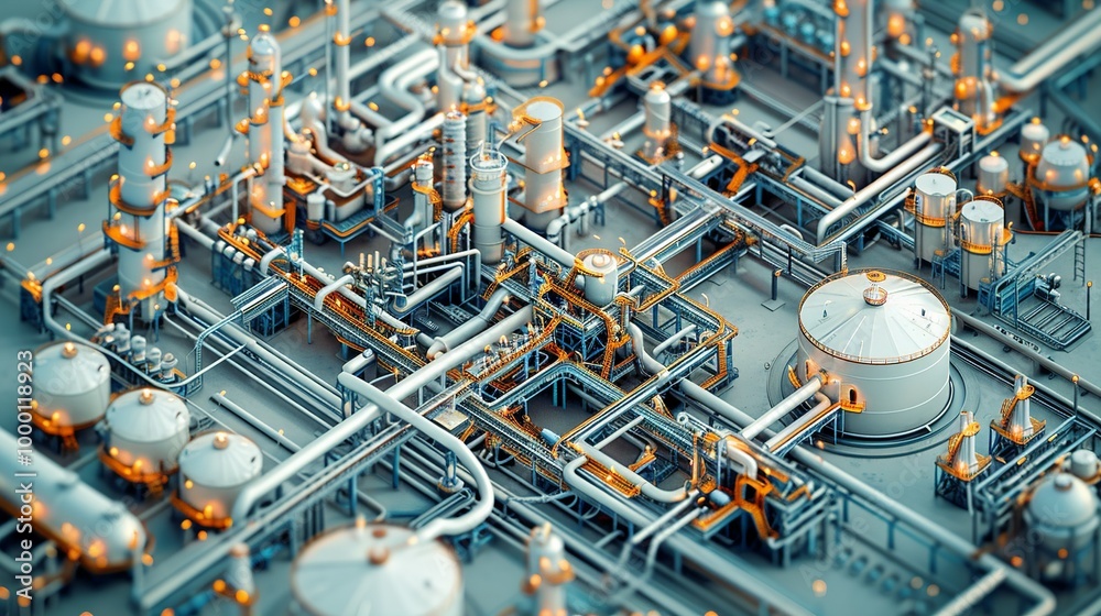 Graphic guide to the refinery process highlighting hydrotreating and catalytic cracking with refinery equipment pipelines storage tanks and environmental compliance measures high resolution Graphic guide to the refinery process highlighting hydrotreating and catalytic cracking with refinery equipment pipelines storage tanks and environmental compliance measures high resolution