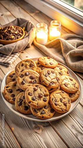 Platter of Large Cookies