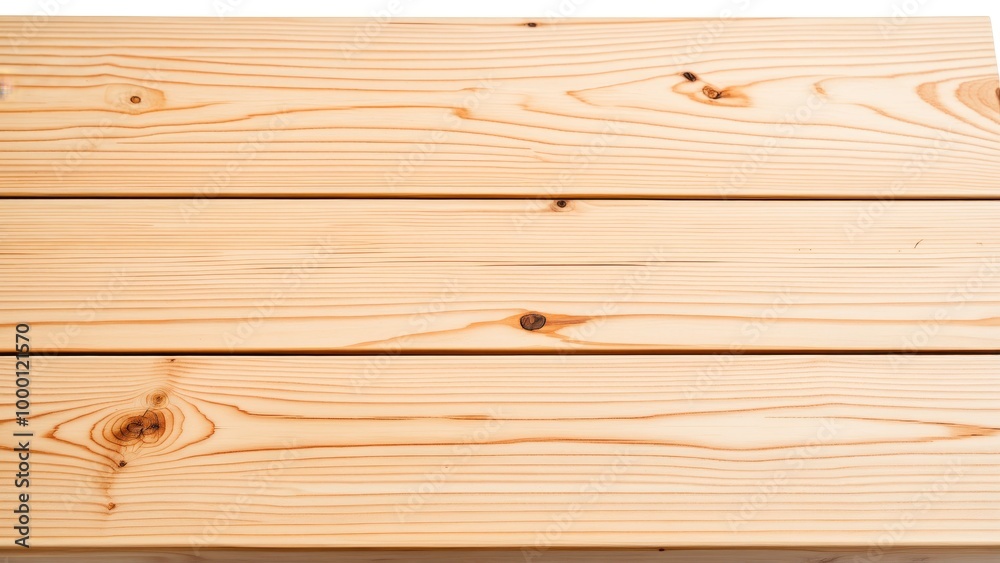 Fototapeta premium Wooden table isolated on white background with clipping path