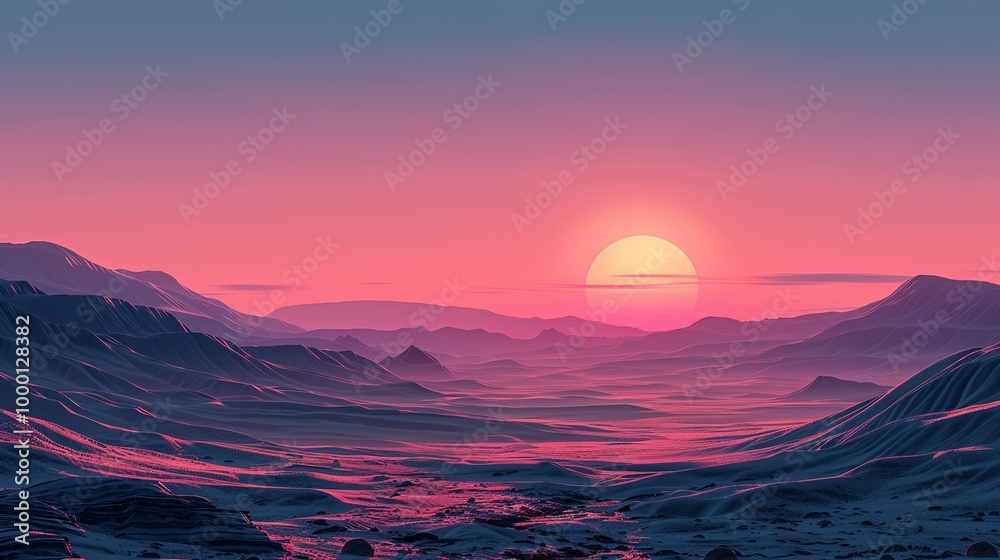 Image illustrating ozone depletion with a hazy sky over a desolate land emphasizing the increased UV radiation effects on the environment and human health. high resolution Illustration, in the style Image illustrating ozone depletion with a hazy sky over a desolate land emphasizing the increased UV radiation effects on the environment and human health. high resolution Illustration, in the style