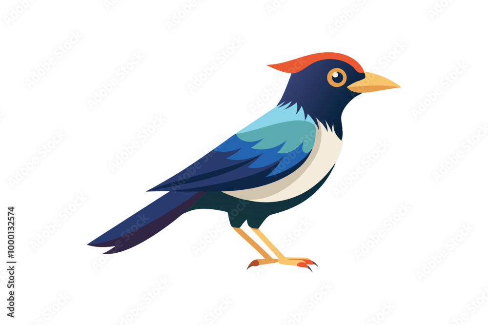 Obraz premium A beautiful bird vector art illustration