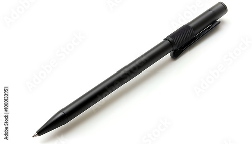 close up of a pen on white background with clipping path and shadow