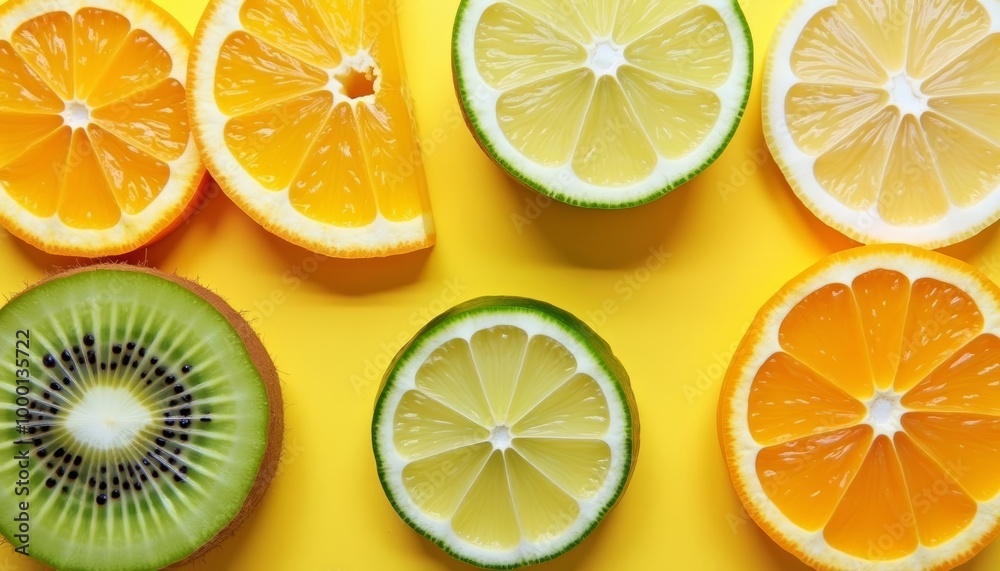 Fresh citrus fruits vibrant and juicy Fresh citrus fruits vibrant and juicy