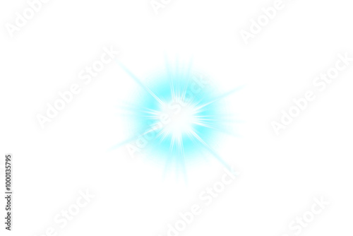 Glowing starlight on transparent. Light flare, starlight PNG. Flash light effect. Sun glow sparks. Shining light explodes. Lens flare 